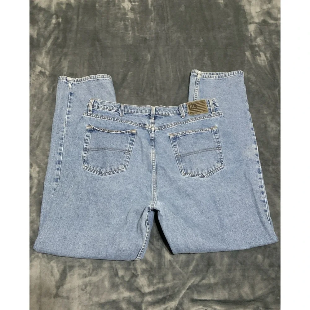 Polo Jeans Co Ralph Lauren Mens Jeans Blue 40x34 Relaxed Fit High Rise Denim